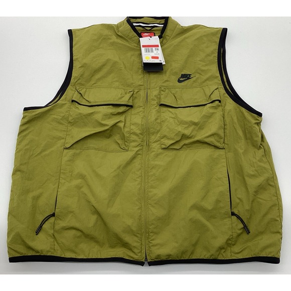 Nike Tech Full Set FZ0758-307 FZ0748-307 Loose Fit Repel Zip Vest Pant Men Large - Picture 1 of 6